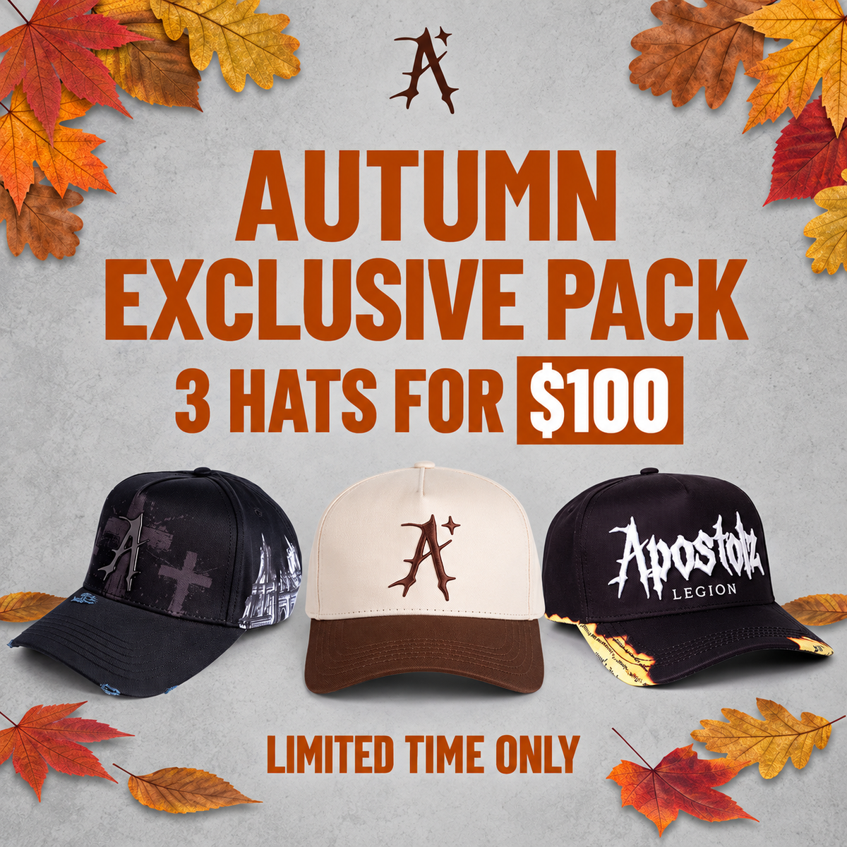 Autumn Exclusive Pack | 3 Hats